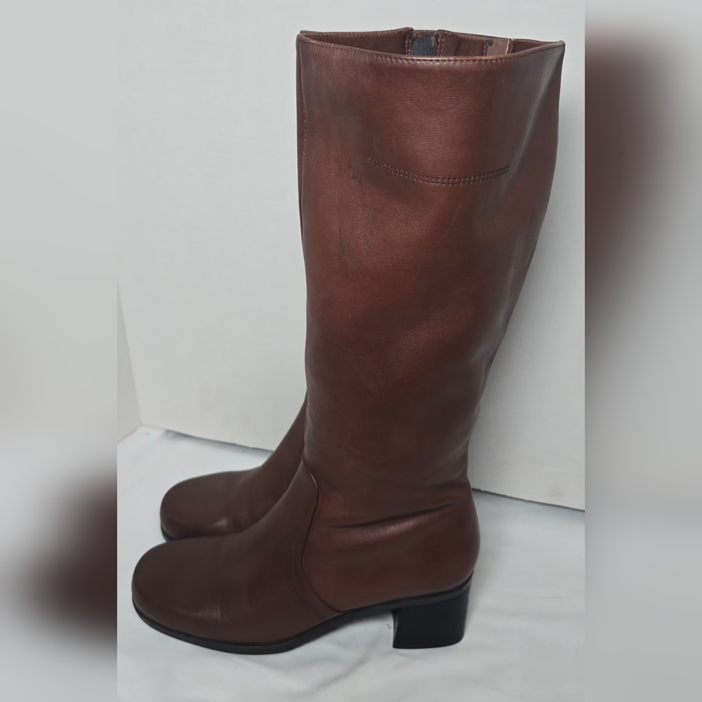 Naturalizer Lesther Brown Heeled Boots 8 1/2
